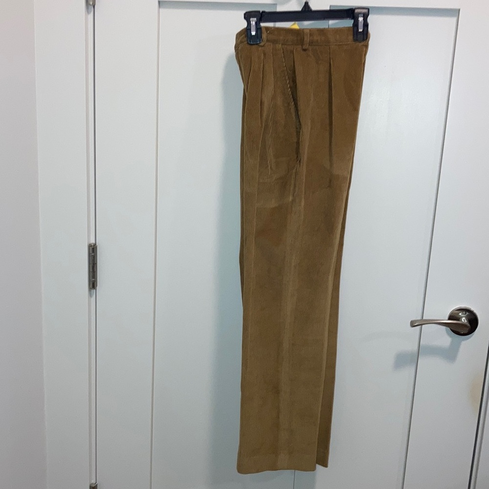 Petite corduroy pants. Allison Wood.
